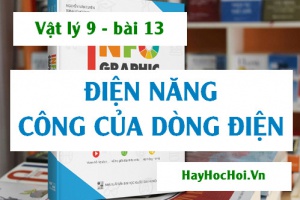 Điện năng là gì? Công của dòng điện là gì? Công thức và Bài tập - Vật lý 9 bài 13